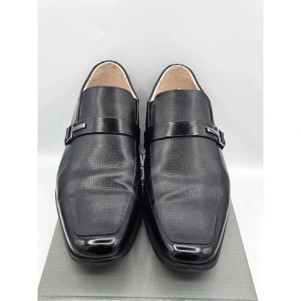 Stacy Adams Beau Men's Dress Shoes Cognac Moc Toe Leather‎ 24692-001 Sz 13 M
